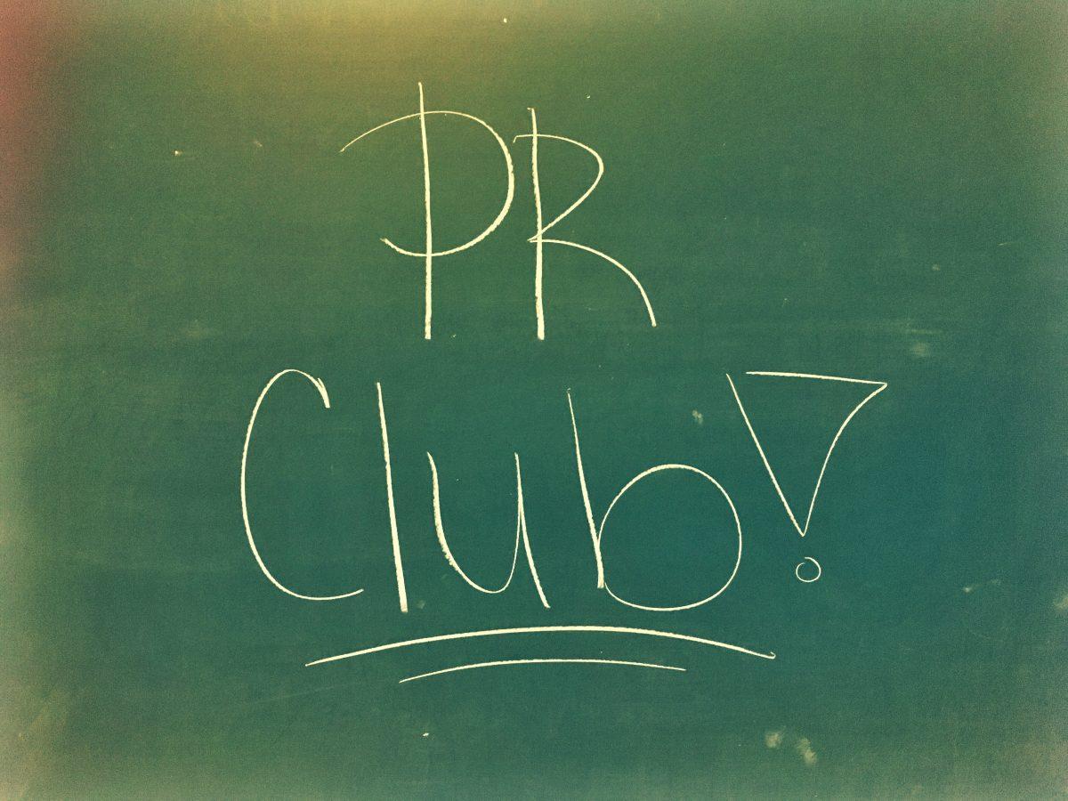 PR Club Announcement