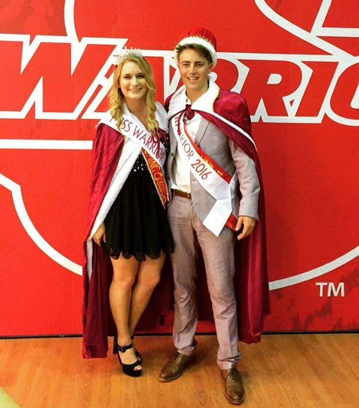 Katie Copeland (Phi Sigma Sigma) and Logan Martinez (Theta Chi), were presented Mr. and Miss Warrior after a week full of homecoming&#160;events.