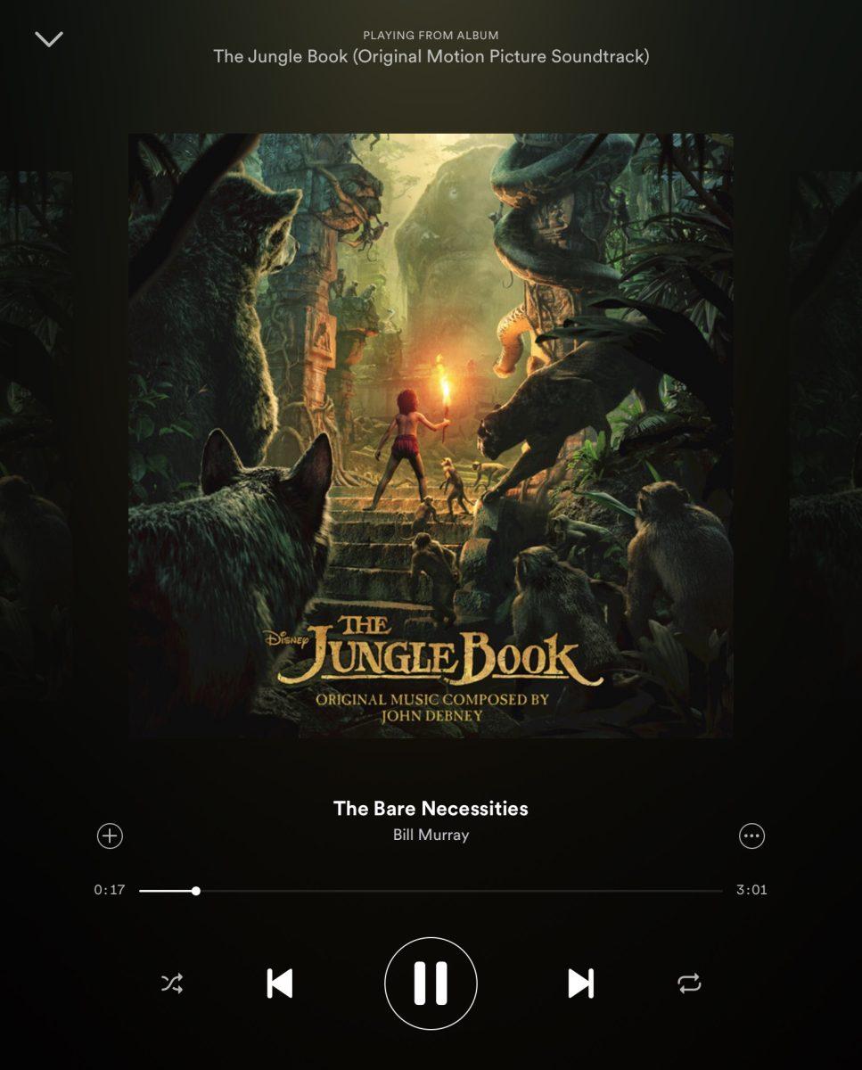 Jungle Book soundtrack album cover screenshot