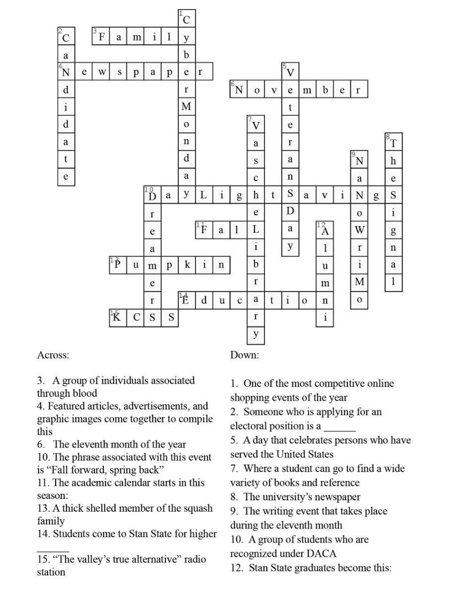 Illustration by Maggie Lunt, Formatted by TheTeachersCorner.net&#160;Crossword Puzzle Generator.