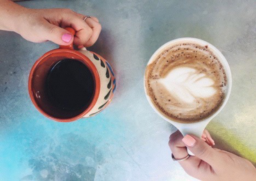 Coffee drinks at La Mo. (Photo Courtesy of Madyson Wolf)