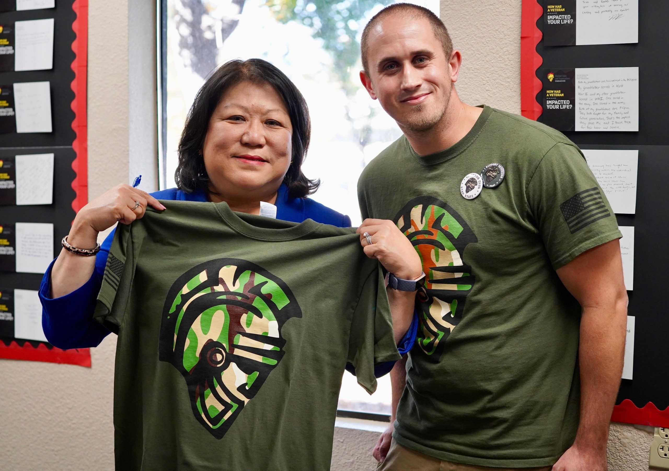 Stan State Students Celebrate Veteran's Day at the Student Services Building