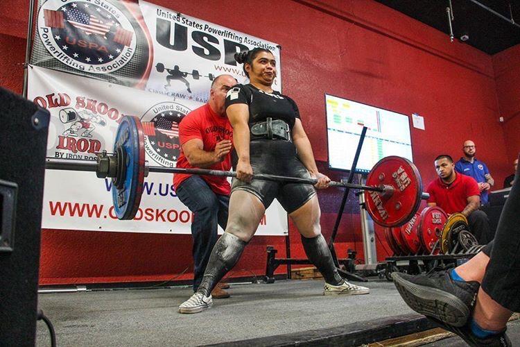 Rosemary Escrito at a Powerlifting Meet at Stanislaus County Open. (Photo courtesy of Lindsey Ouk)&#160;