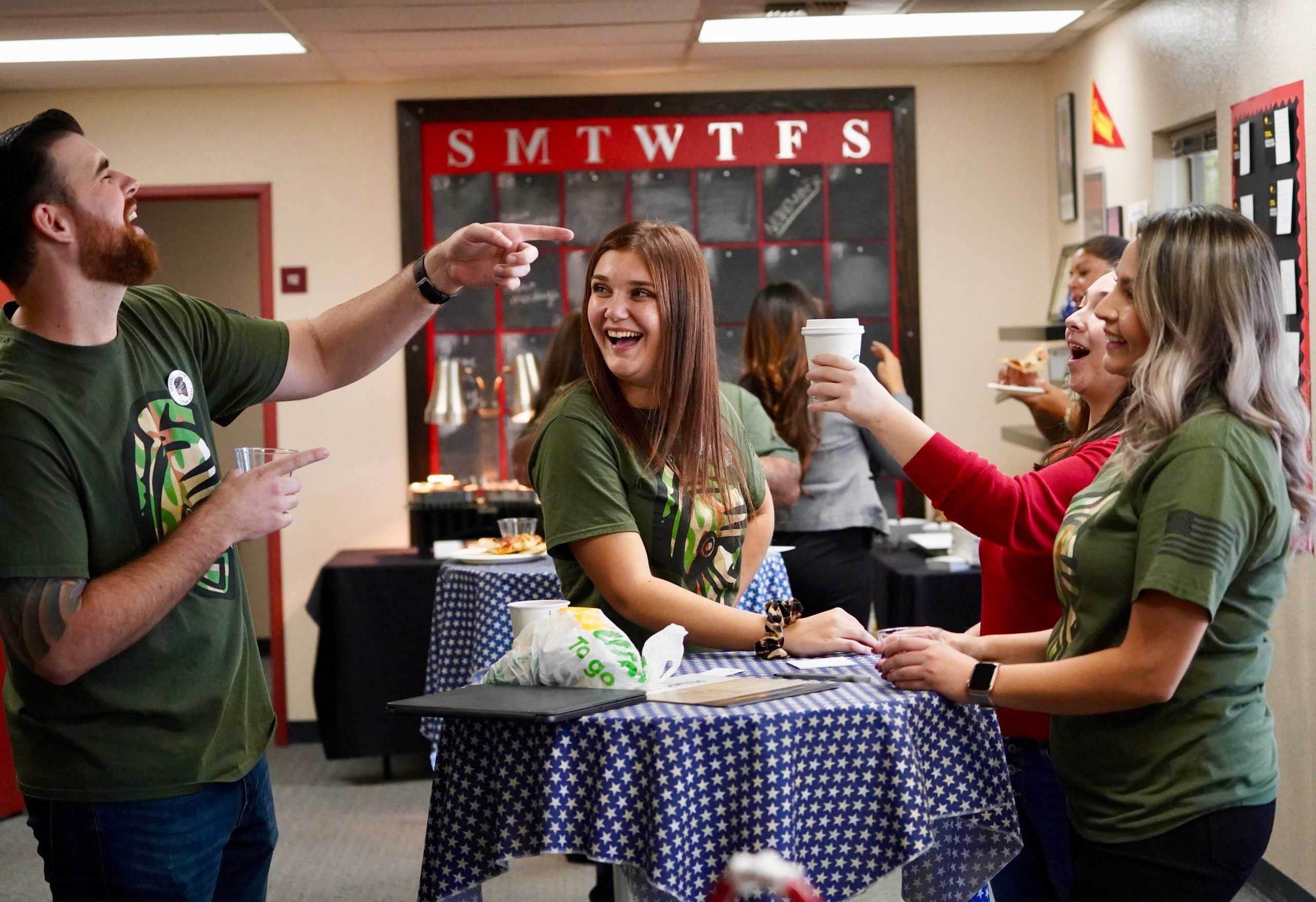 Stan State Students Celebrate Veteran's Day at the Student Services Building