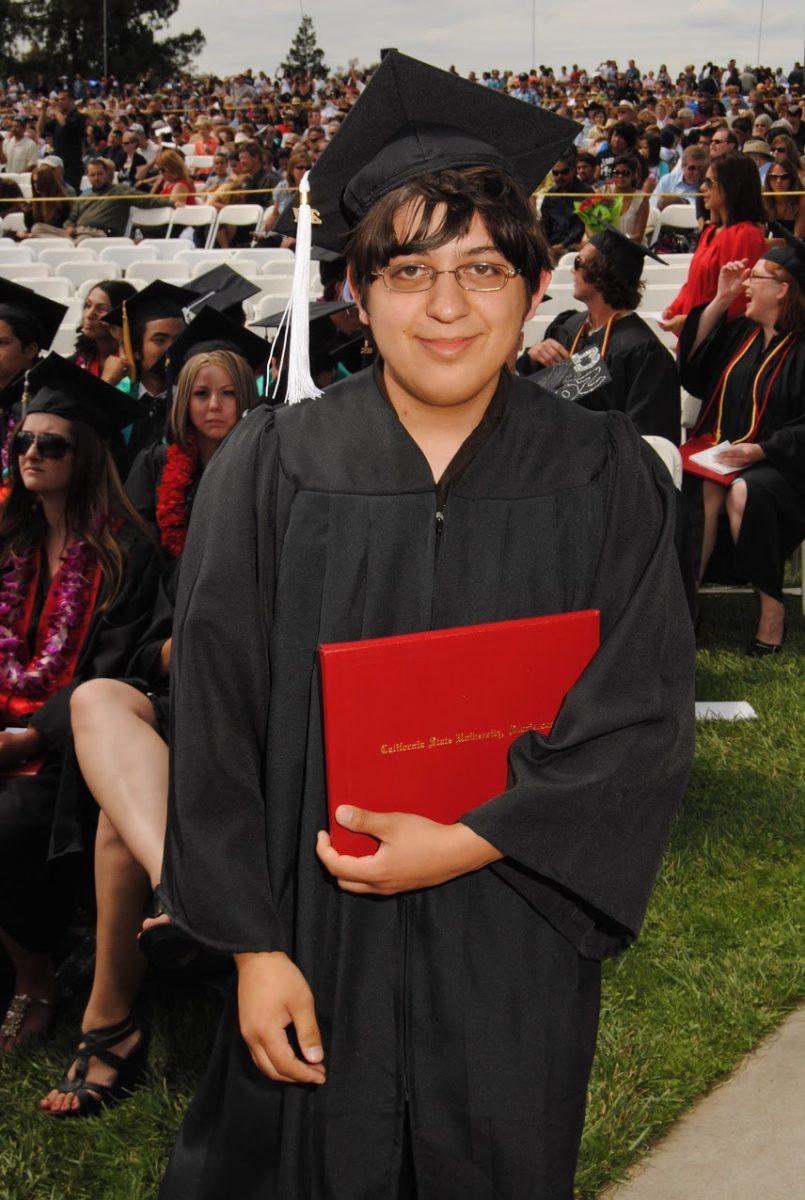 Stan State Alum Ricardo Friaz at his graduation in 2014. Photo courtesy of Ricardo Friaz.&#160;