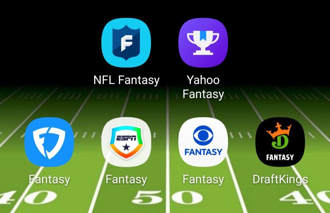 Fantasy football fans have several options when it comes to which website or mobile app they want to play on. (Screenshot by Christopher Correa)