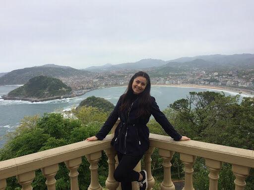 Sandra Luna-Mota&#160;studying abroad in Spain. (Photo courtesy of Sandra Luna Mota)