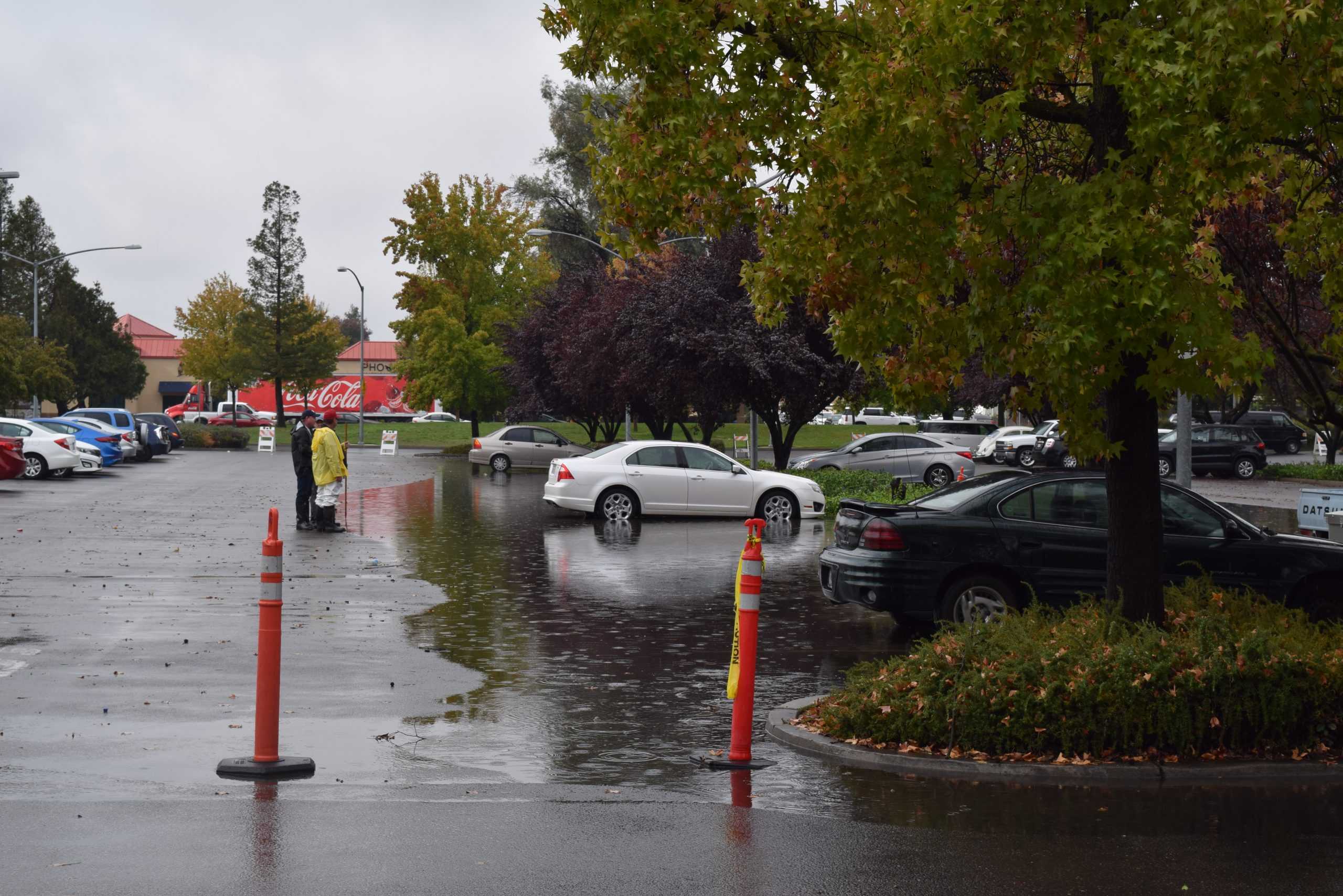 Rain causes inconvenience for Stan State students