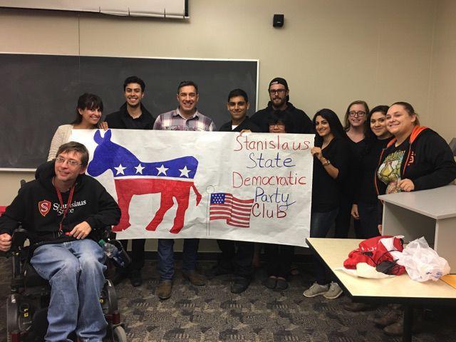 The Democratic Club in one of their meetings. (Photo courtesy of Jason Serang)