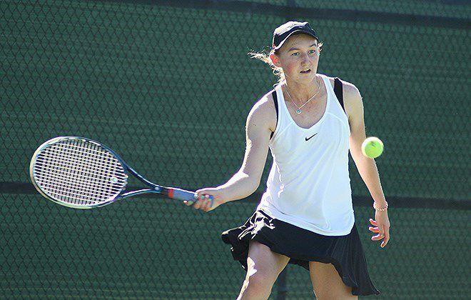 Cassidy Ferrell on the court. (Courtesy of Warrior Athletics)