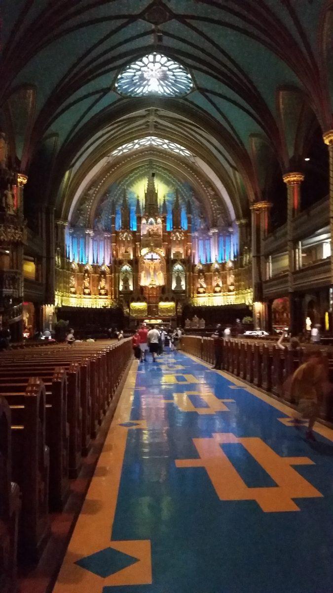 Notre Dame Basilica in Montreal, Canada. (Photo Courtesy of Puja Dhanota)