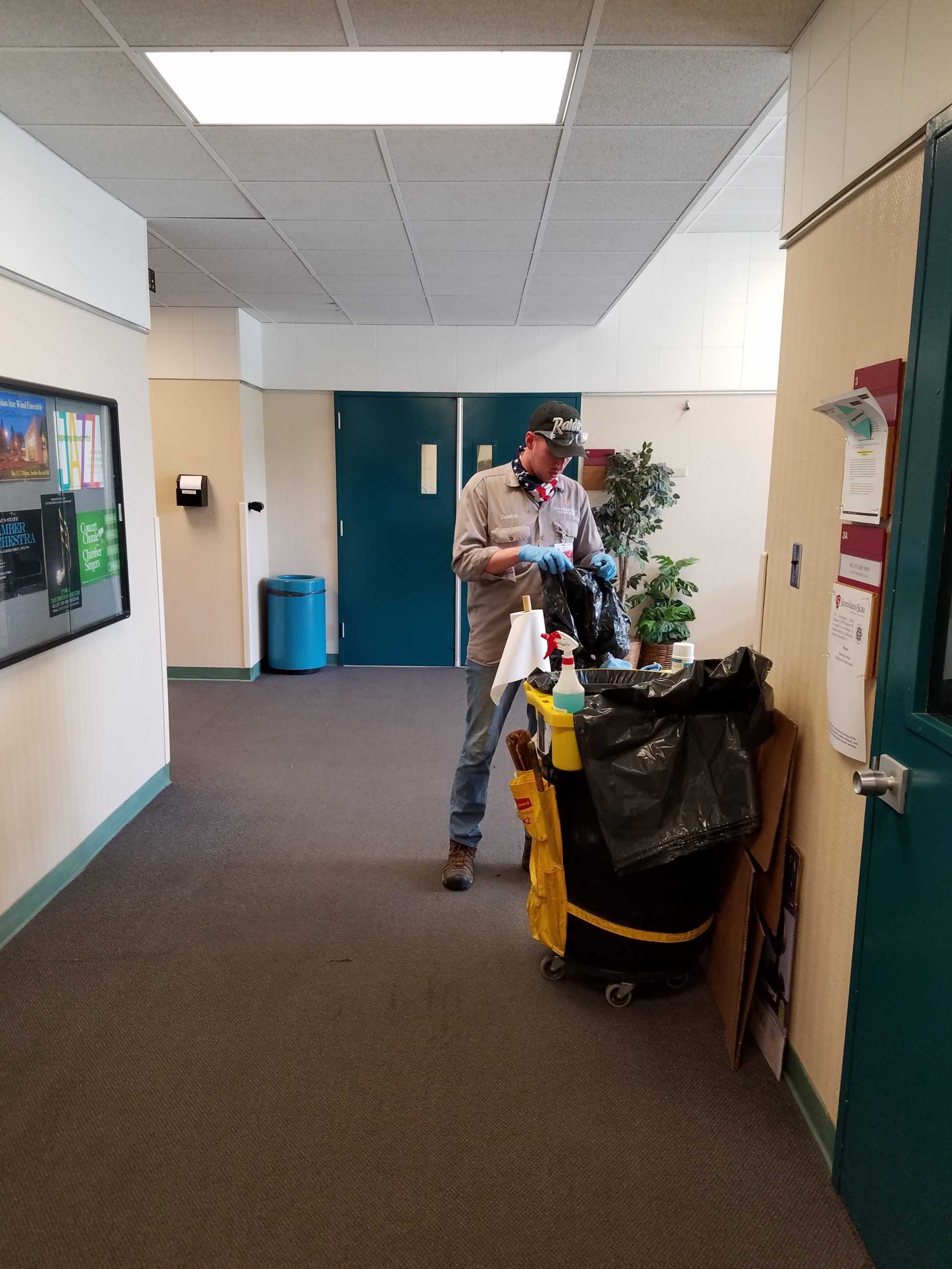 Custodial staff goes the extra mile for Stan State