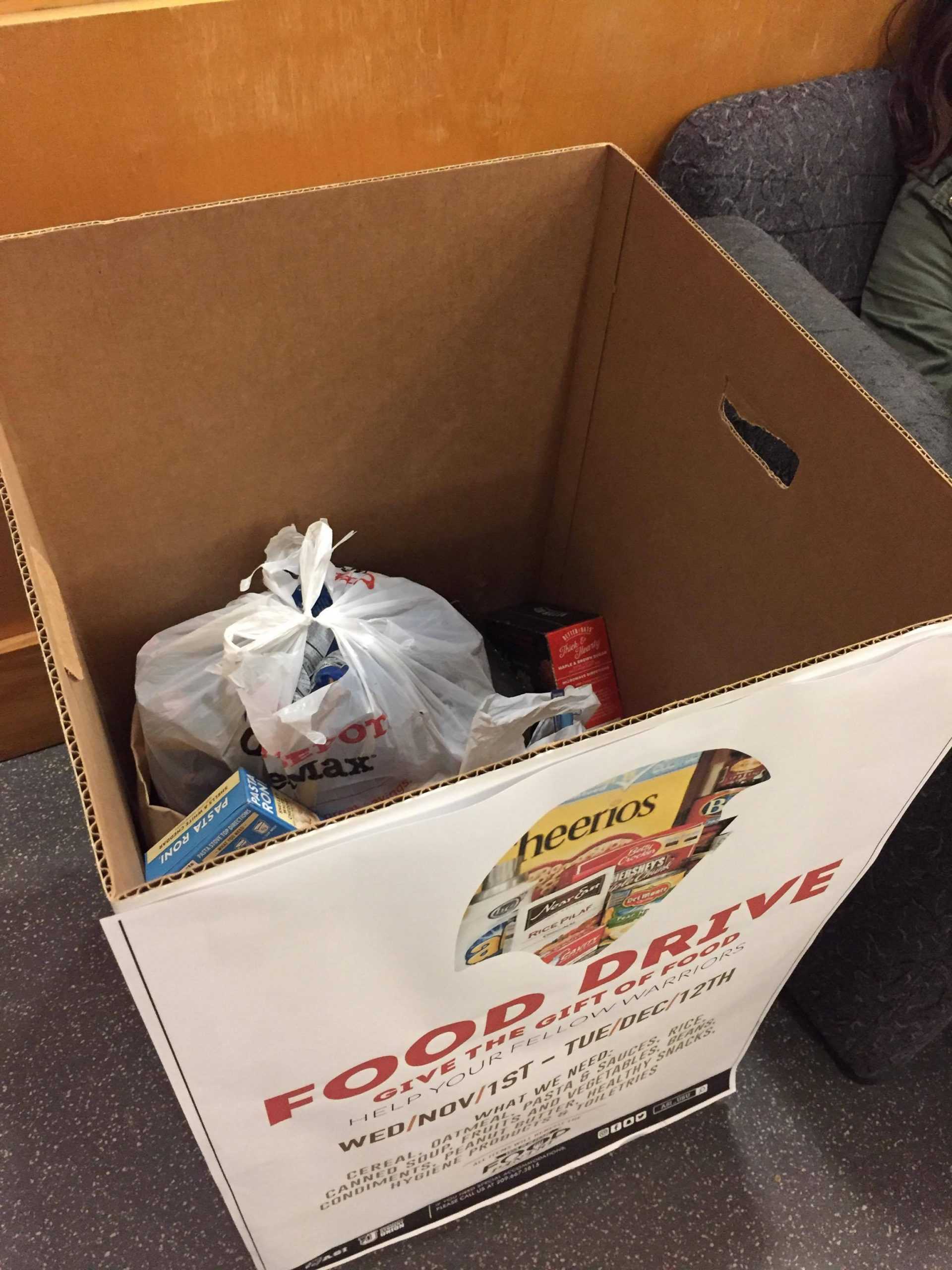 Warrior Food Drive hopes to de-stress students