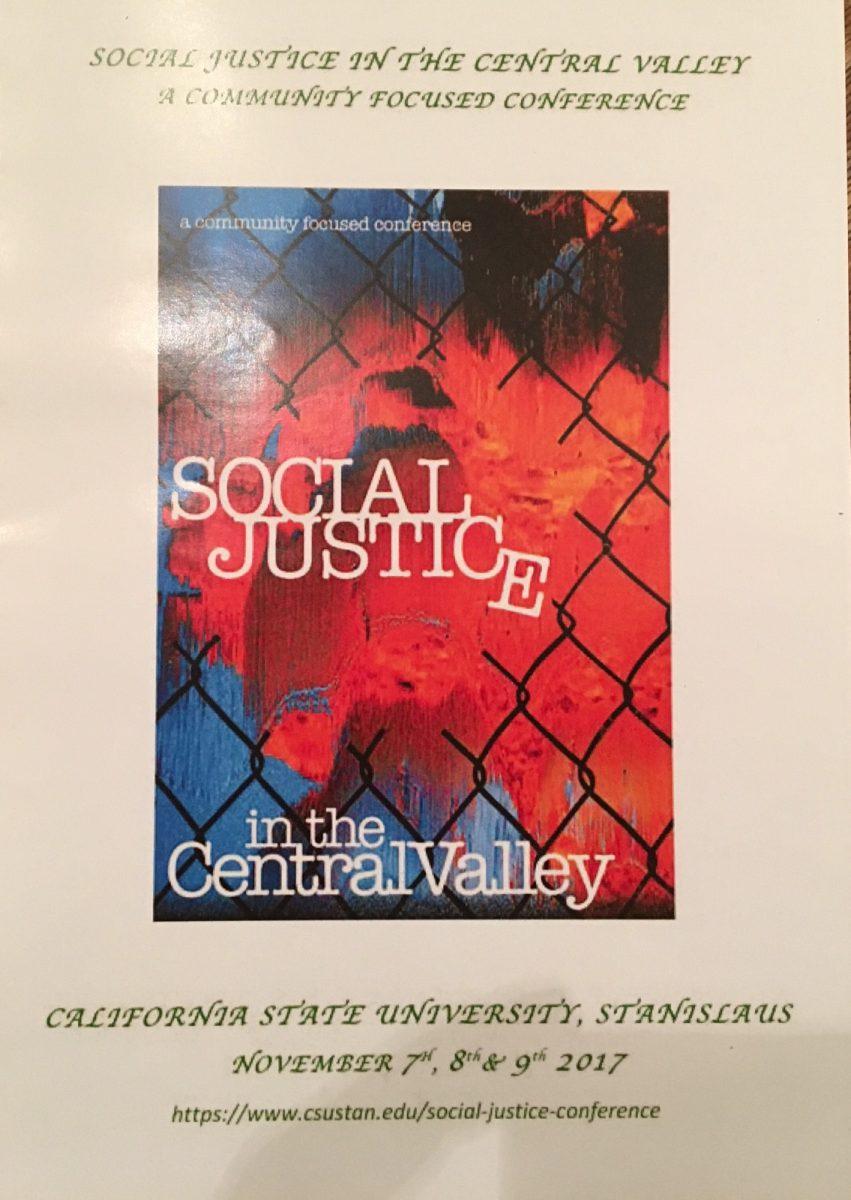 A flyer for the Social Justice Conference event. &#160;(The Signal Photo/Aubrie Barr)