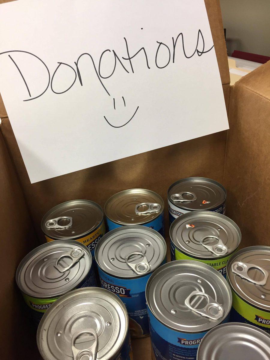 The Signal is accepting food donations for the food drive. (Signal Photo/Gagan Kaur)&#160;