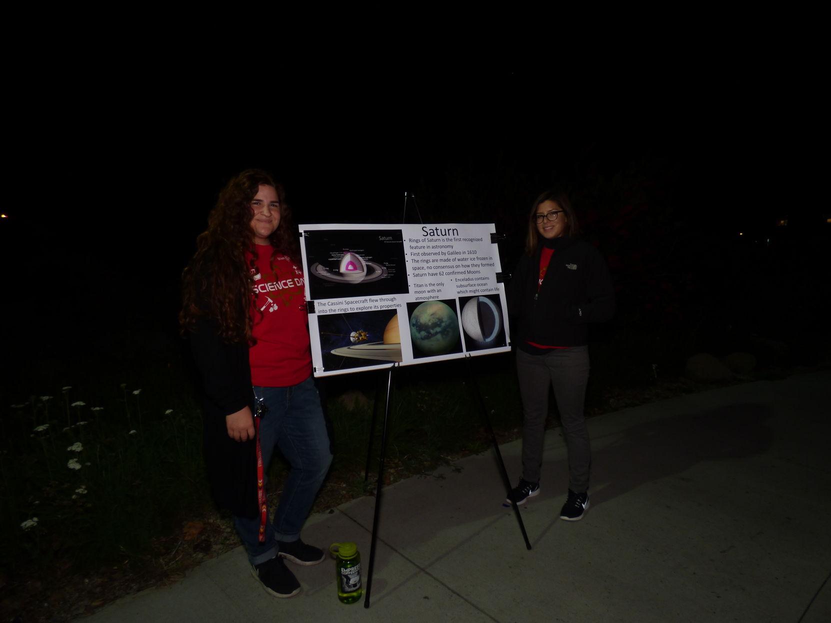 Families explore the galaxy at Astronomy Night