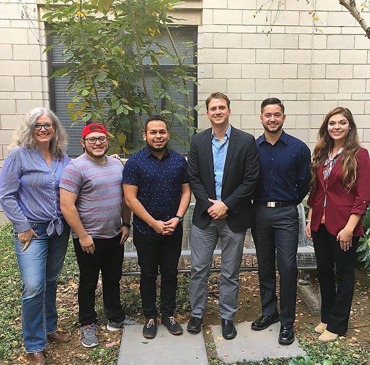 Mayor Soiseth with Signal and KCSS staff. (Signal Photo/Nate Straubinger)&#160;