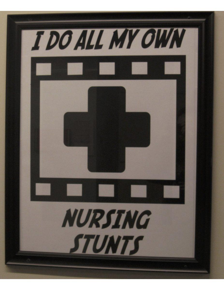 Nursing posters In Nursing Department. (Signal Photo/Noor Miqbel)