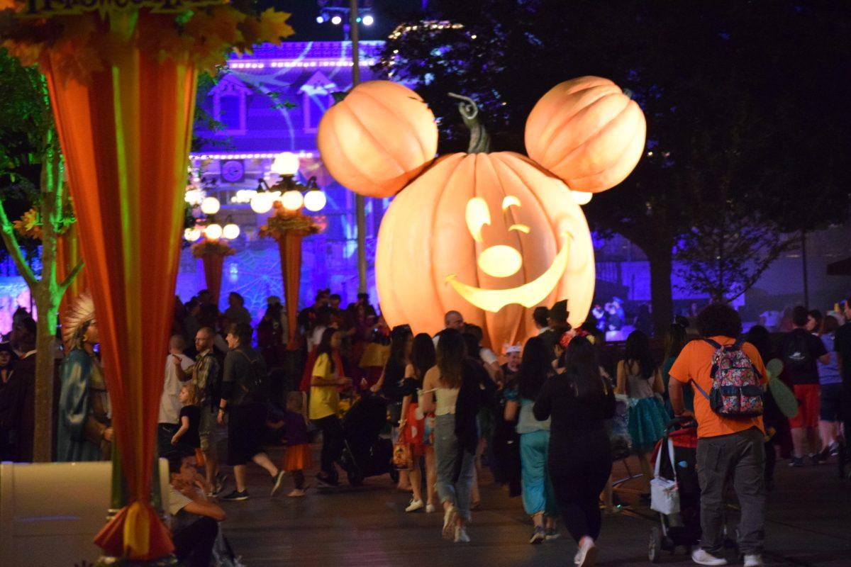 Disneyland's spin on the classic look of a Jack-O'-Lantern.