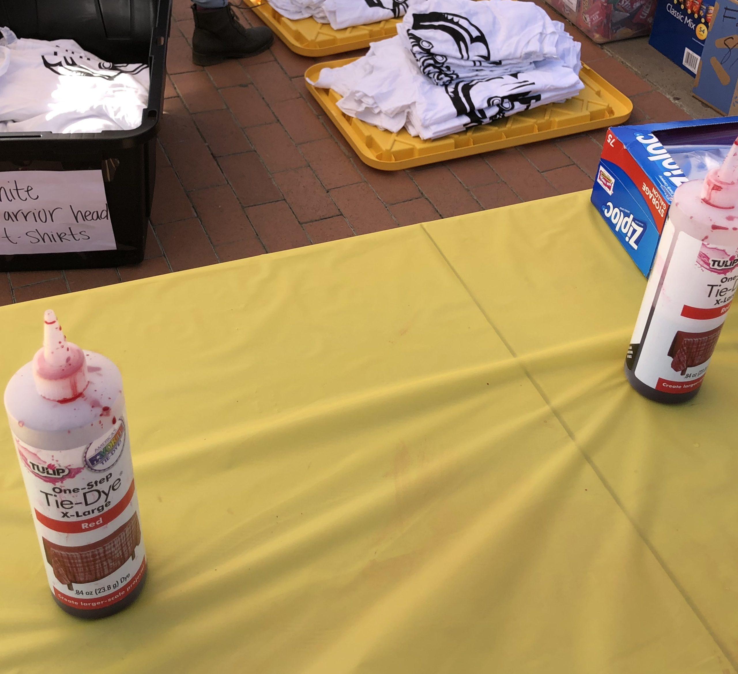 Stan State Students Tie-dye for Warrior Pride