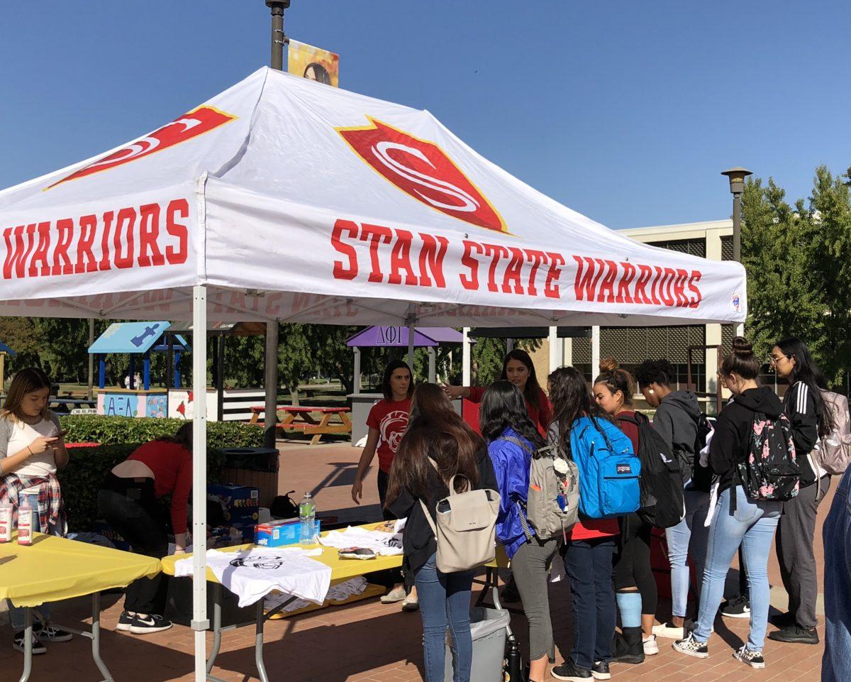 "I enjoyed the dyeing the t-shirt for pride. It was a fun way to show off my creativity.I always like coming to the quad on Wednesdays because there are always fun activities to do." said Daisy Yepez (Sophomore, Undeclared)(Signal Photo/ Shardae McPhearson)