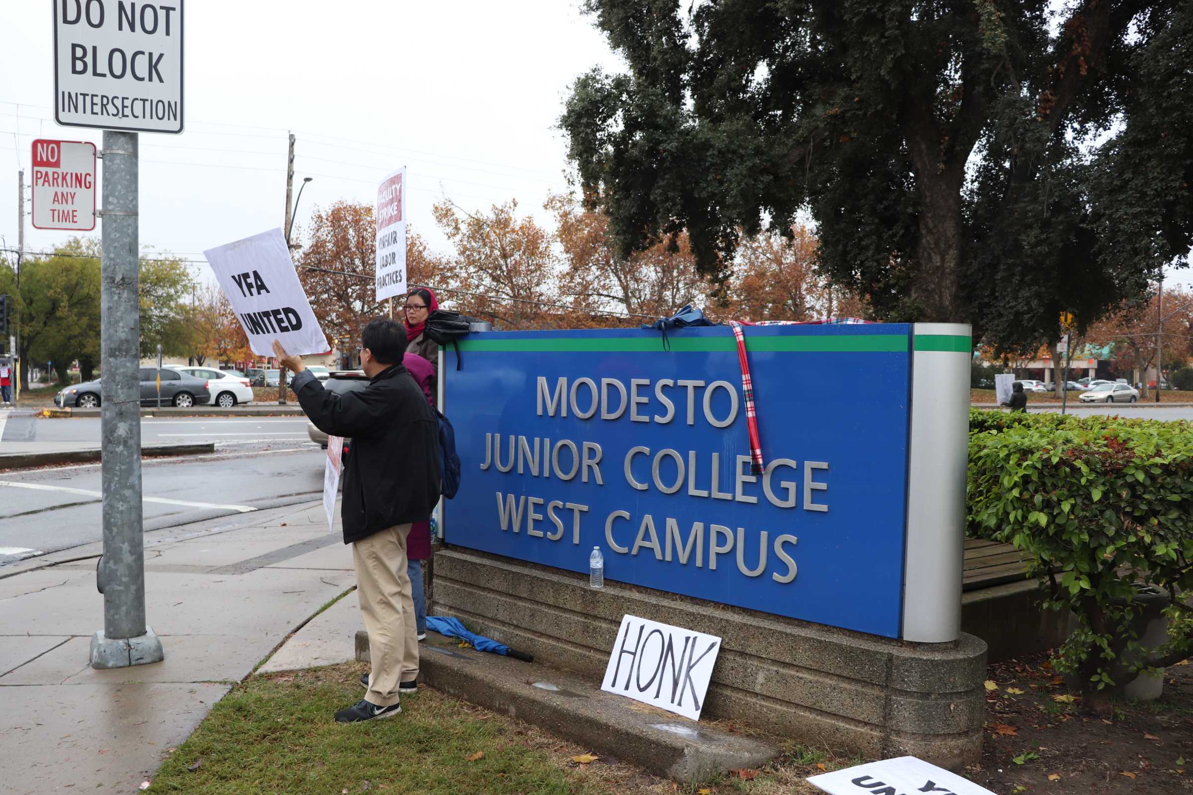 MJC Faculty Take To The Streets To Strike Unfair Labor Practices