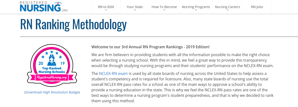 Stan State Nursing Program Ranked 13 of 50