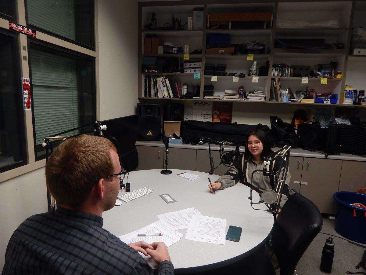 Bui discussed topics relating to diversity, marginalized groups, and the white supremacy activity on campus. (Signal Photo/ Kayla Santana)