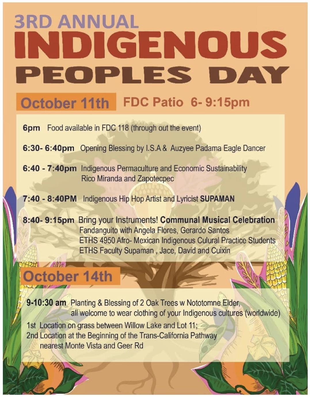 Sustainability and Growth for Indigenous Peoples Day