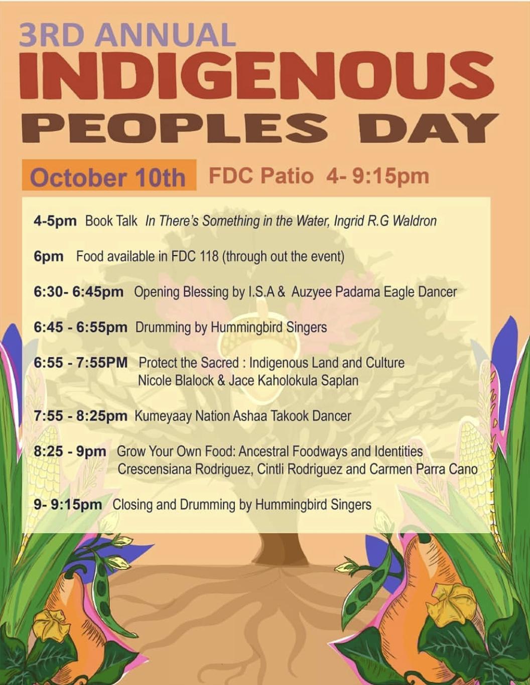 Sustainability and Growth for Indigenous Peoples Day