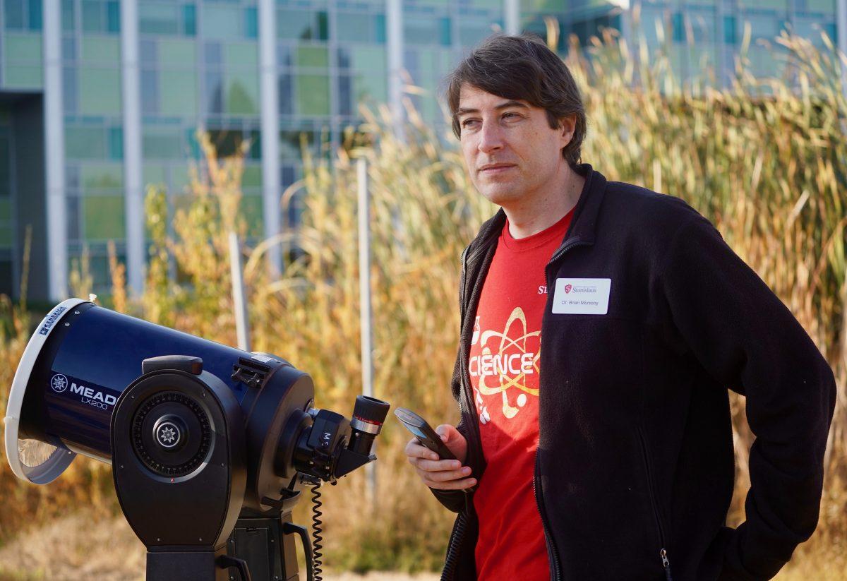 Dr. Brian Morsony who co-hosted the Transit of Mercury Event. (Signal Photo/ Randel Montenegro)