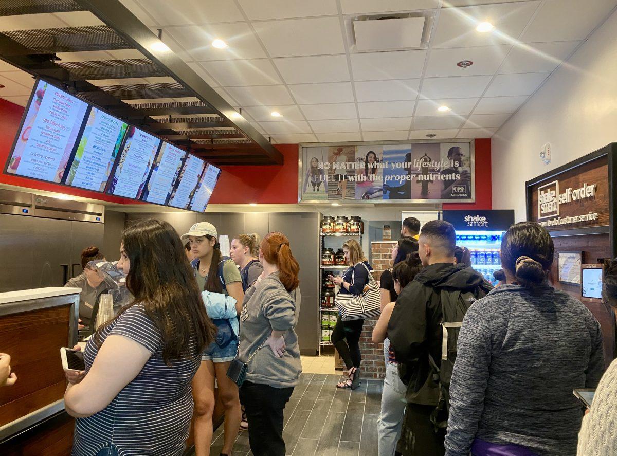 Inside of the Shake Smart smoothie bar. (Signal Photo/ Randel Montenegro)