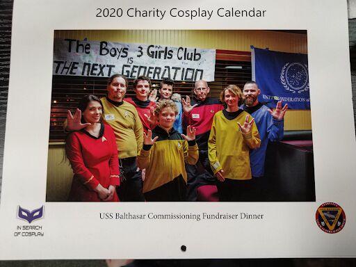 2020 USS Balthasar Charity Cosplay Calendar. (Photo by Rob Van Tuinen)