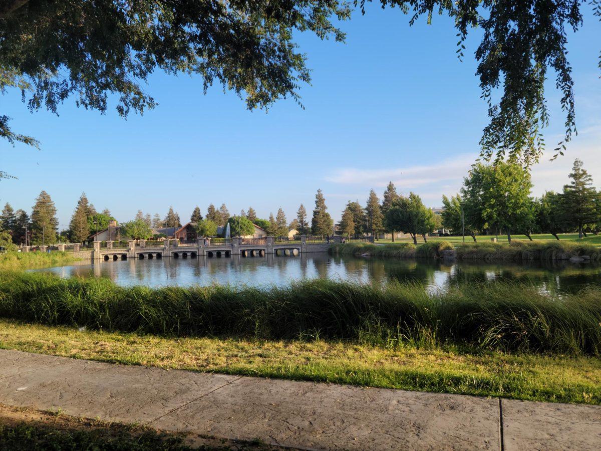 Inside the CSU Stanislaus Campus May 2021. Photo by Essence Saunders