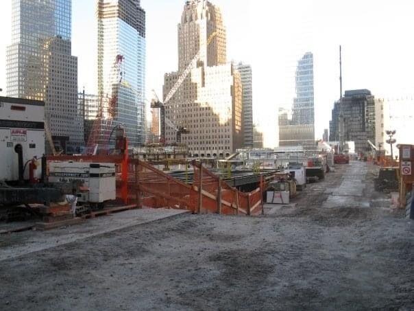 The destruction of the September 11 attacks were still evident in 2008. (Signal Photo/Kristin Platts)