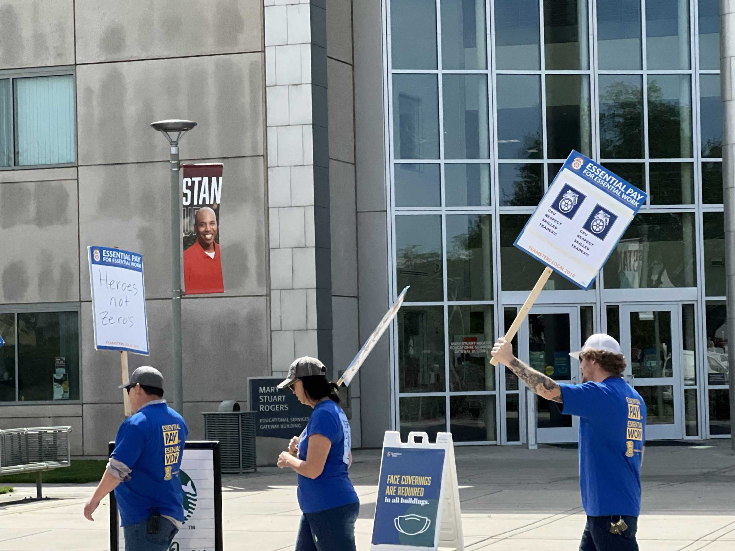 CSU Maintenance Workers Protest Unfair Wages