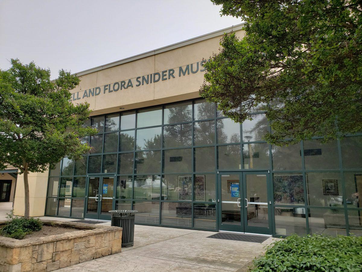 Entrance of Snider Hall at Stanislaus State. (Signal Photo/Morley Brown)