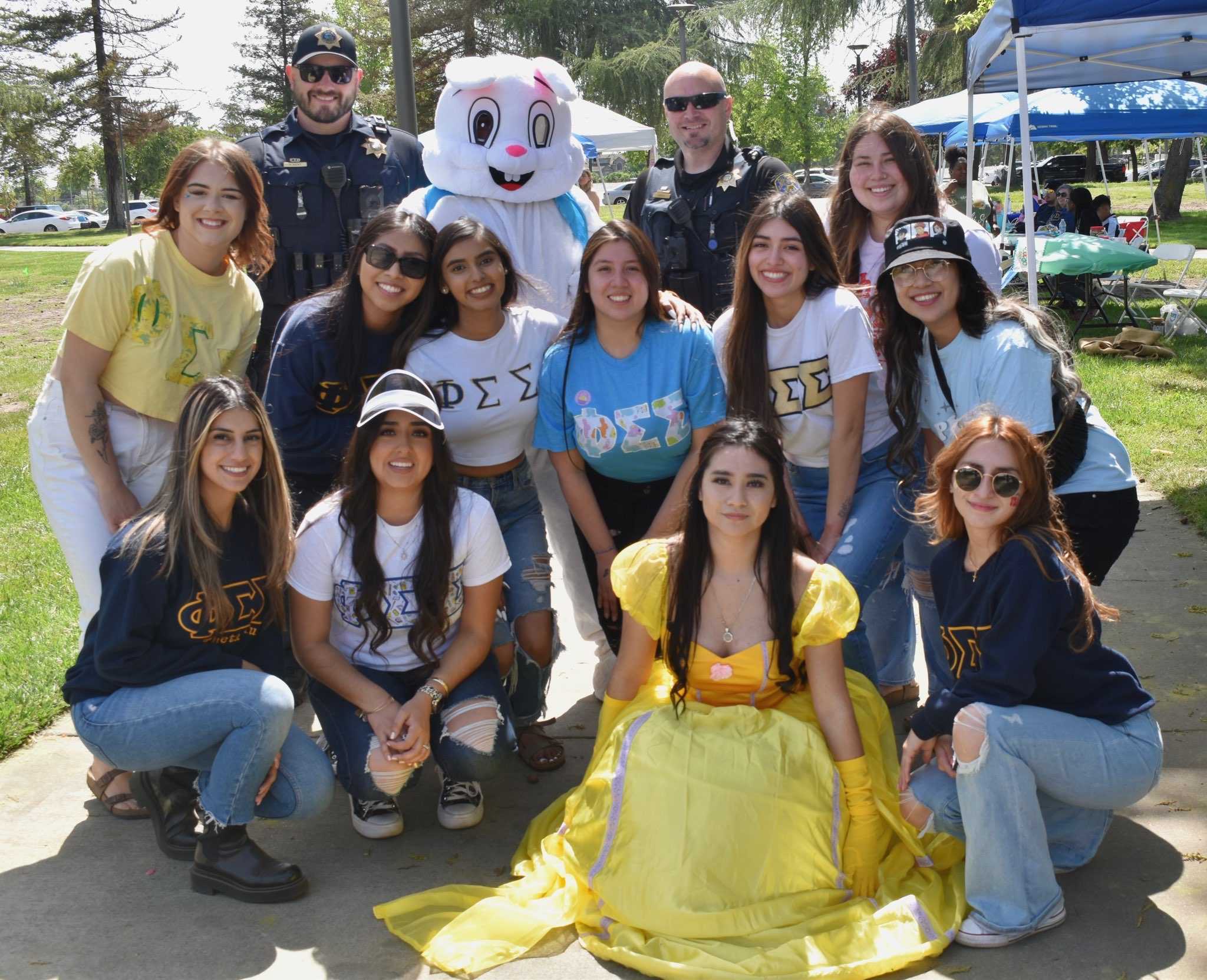 Phi Sigma Sigma Celebrates Easter With Egg Hunt