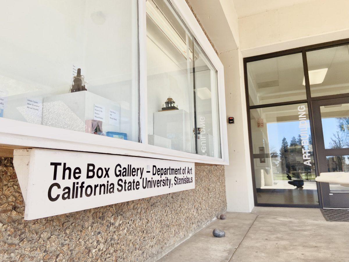 Make sure to check out The Box Gallery in front of the Art Department for the latest installments by Stanislaus State students! (Signal Photo/Amann Ghuman)