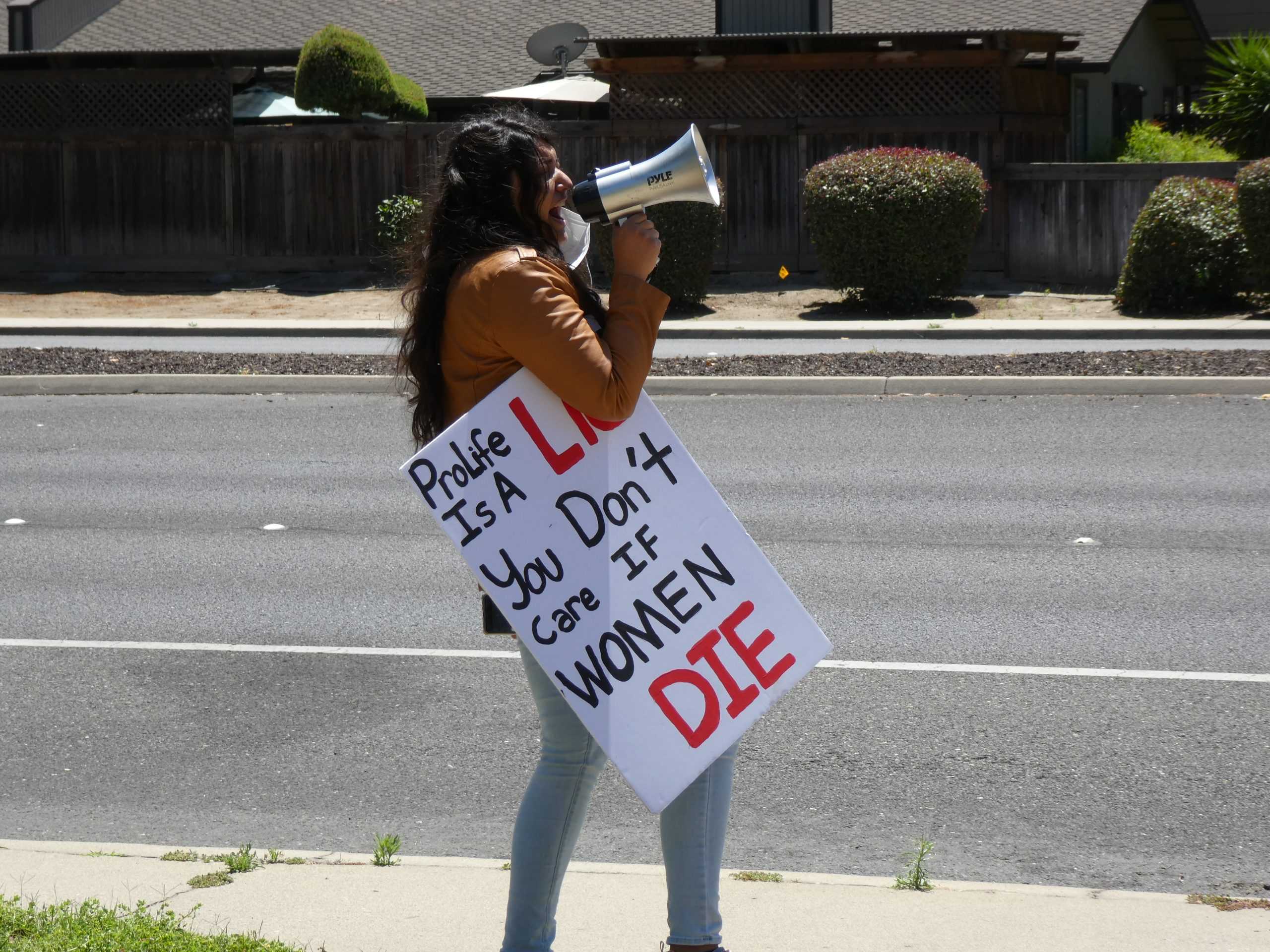 Protest Held at Stanislaus State Over Looming Roe v. Wade Decision