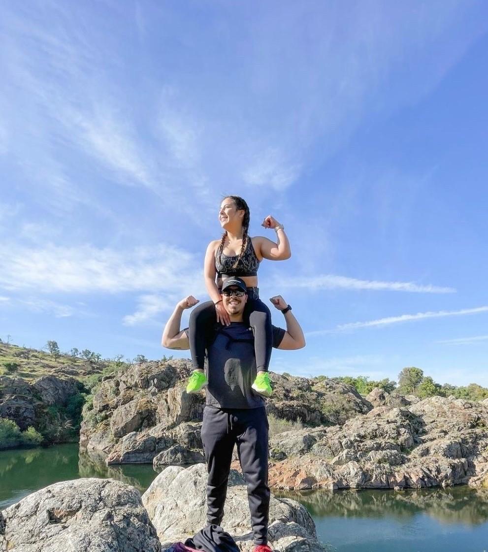 Stan State alumna Mariela Vazquez with her husband, Marcus Vazquez. Together, they have founded Nutrition Vibes. (Photo courtesy of Mariela Vazquez)