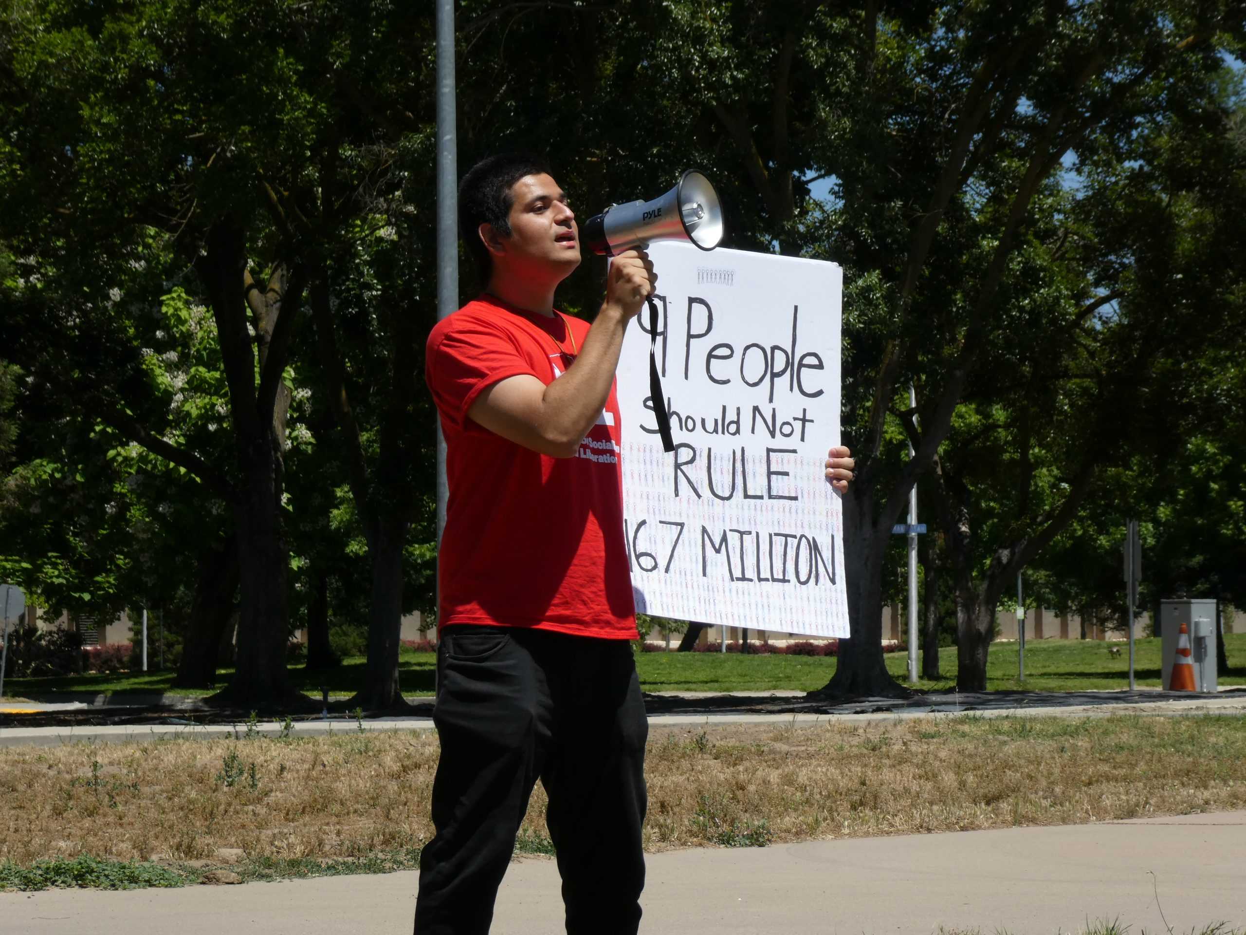 Protest Held at Stanislaus State Over Looming Roe v. Wade Decision