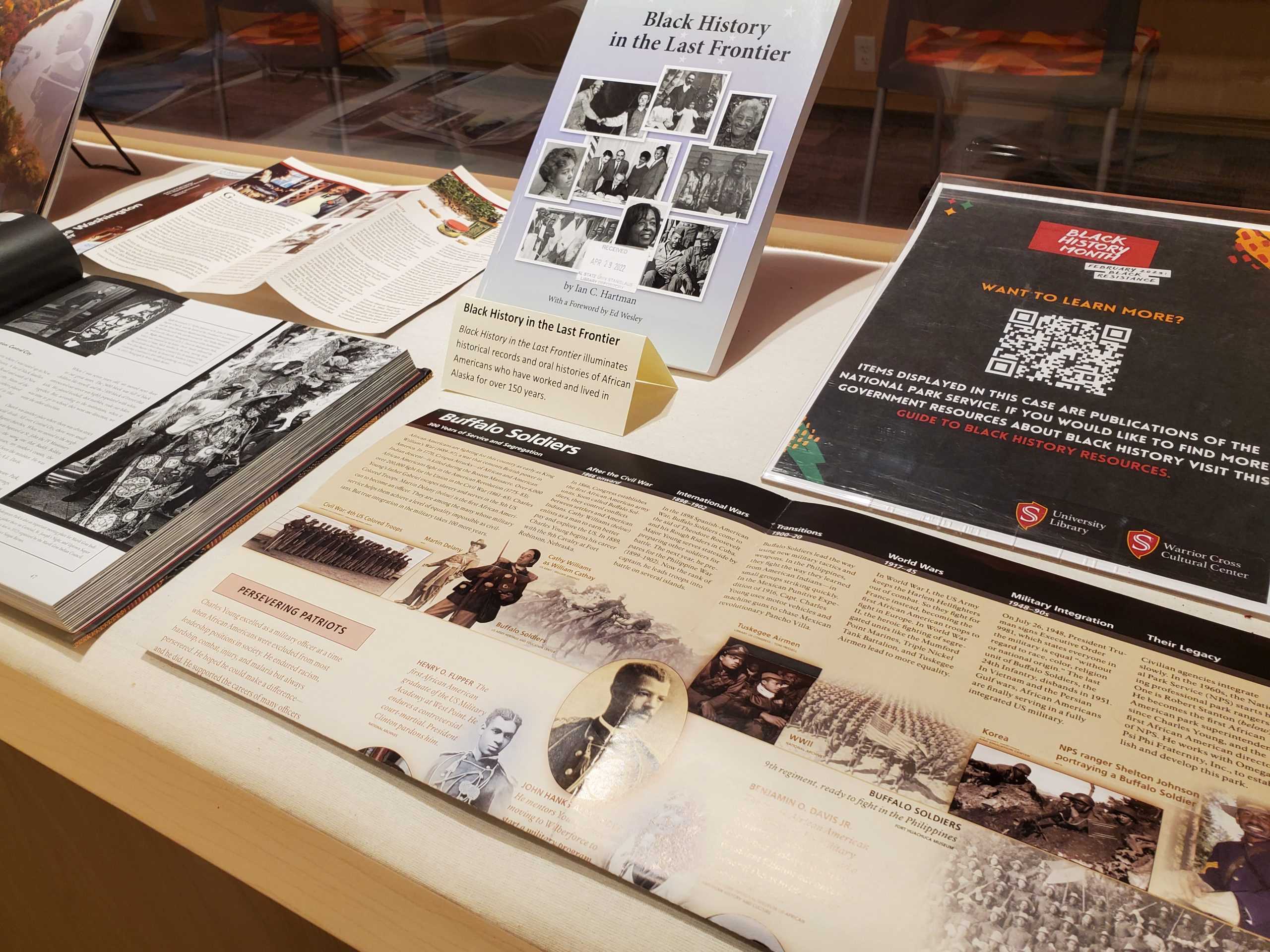 WCCC Collaborates with the University Library to Host Black History Month Exhibit.