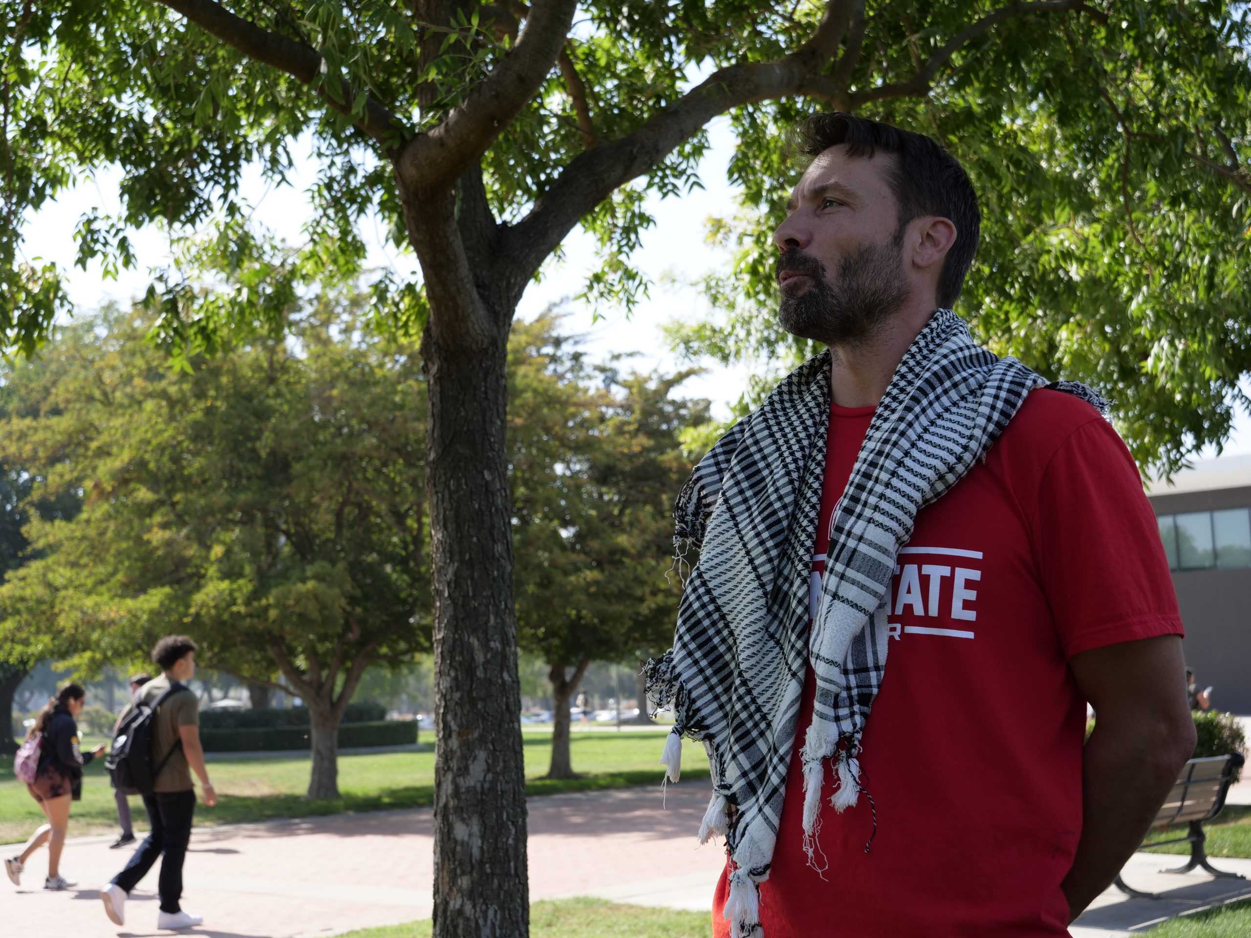 CSU Stanislaus Students and the Local Community Pickets for Palestine