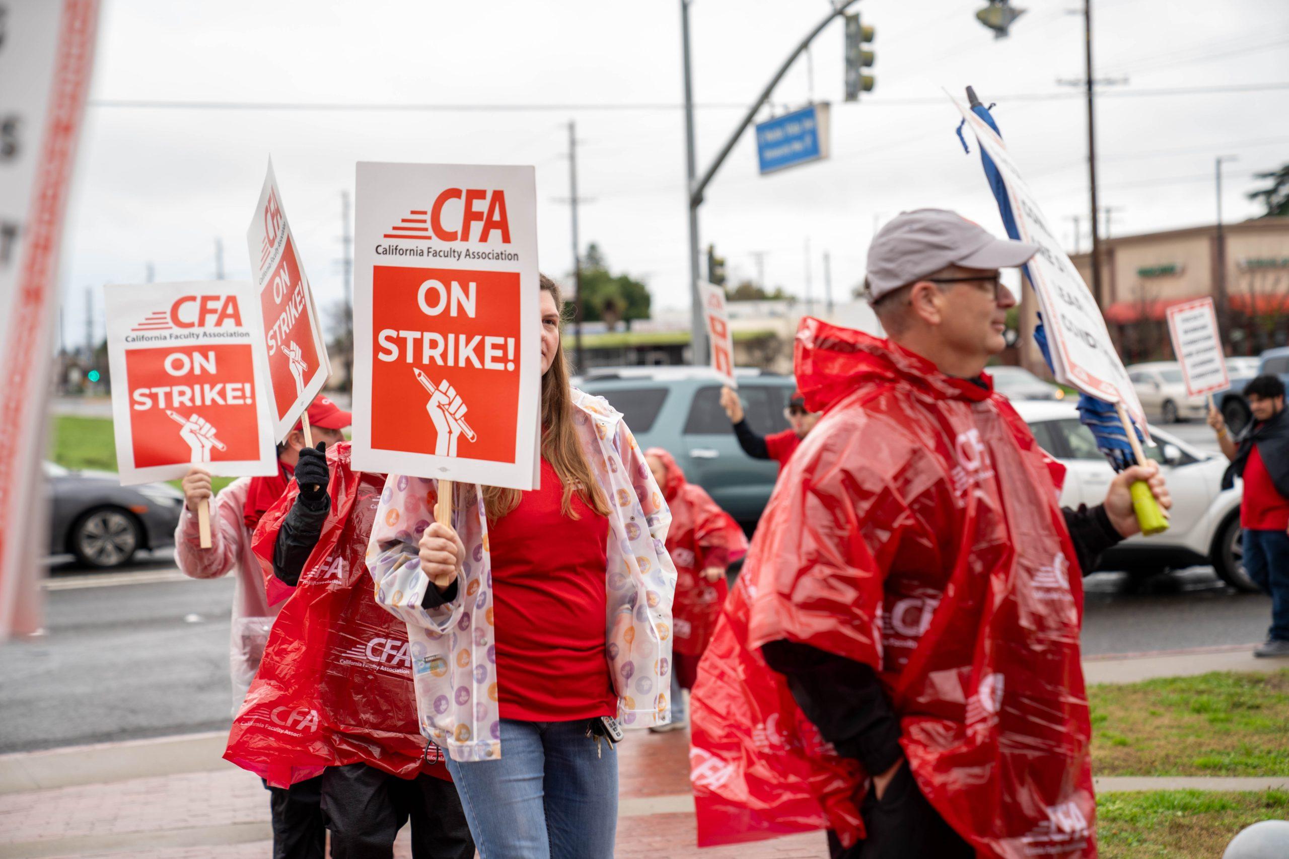 Faculty Strike on Campus to Advocate for Living Wages and Better Learning Conditions