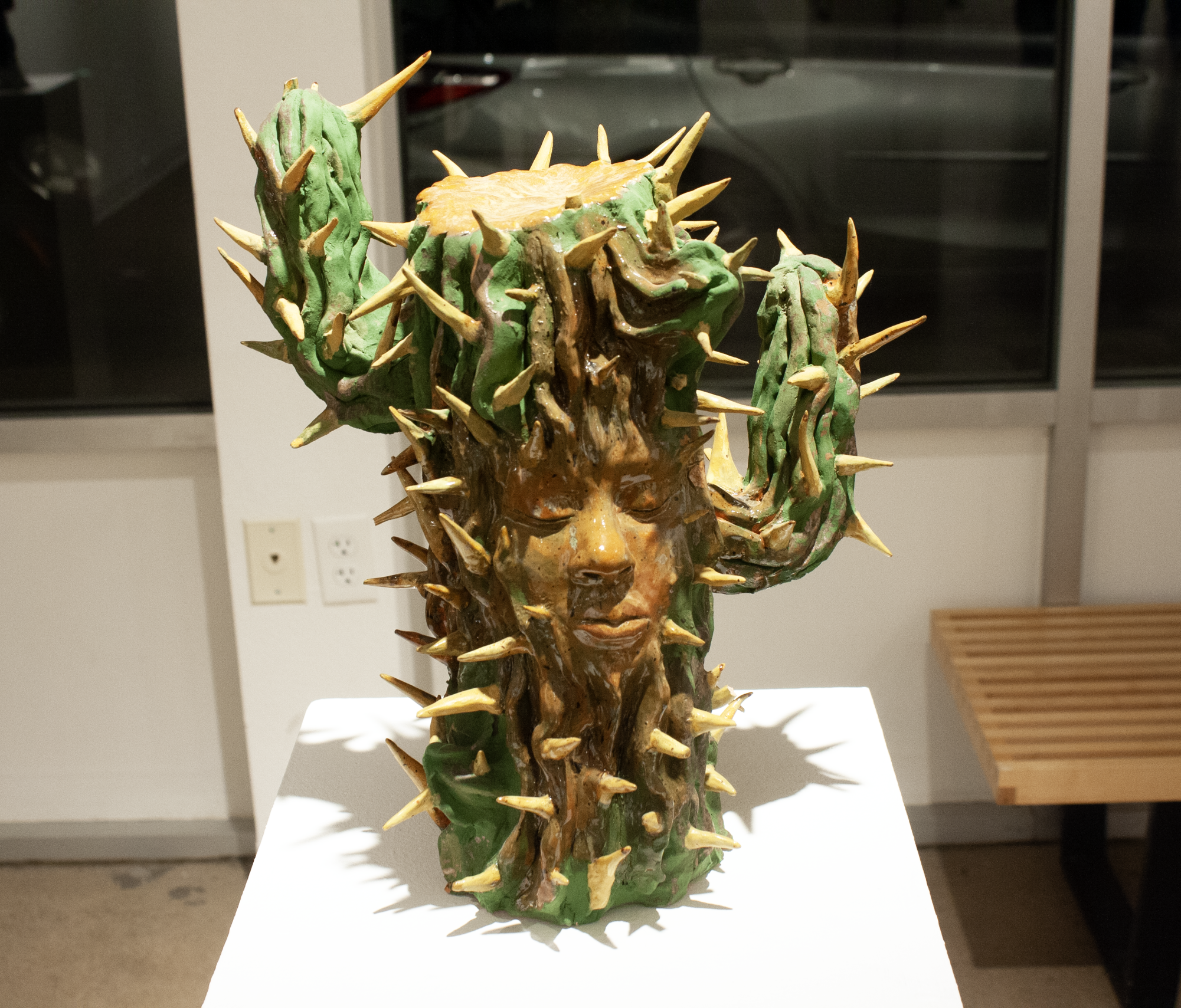 From a Faced Cactus to Plaster Lungs, See the Stan State's Eccentric Art at the Student Art Exhibition