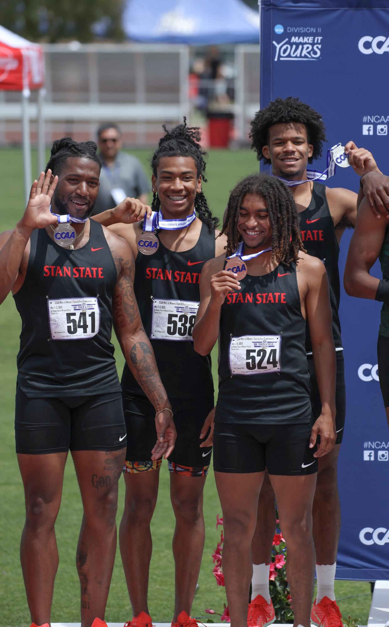 Record-breaking weekend for Stan State at CCAA Championships