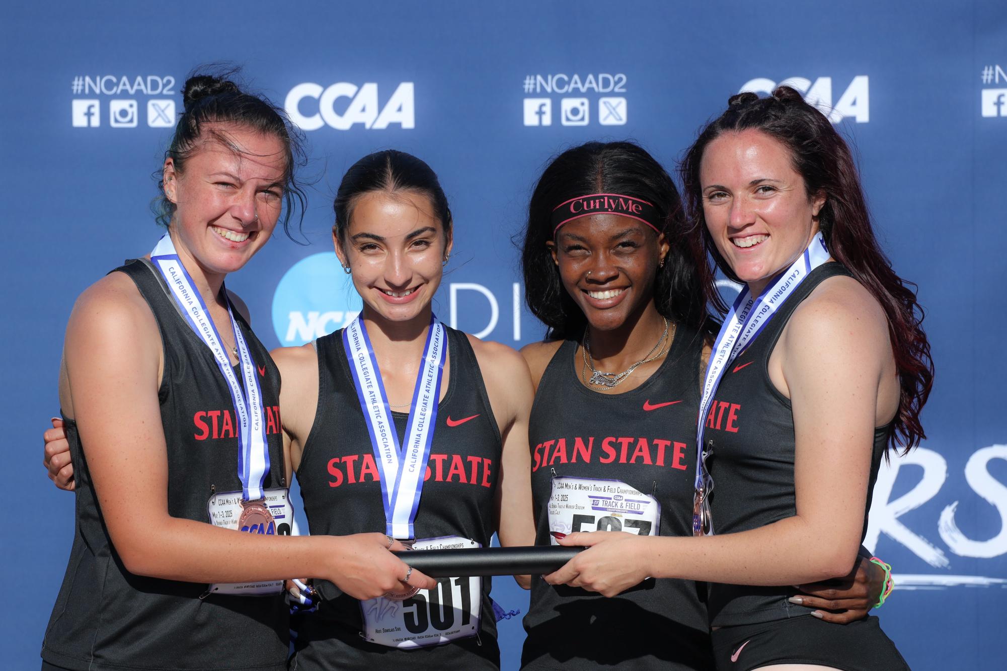 Record-breaking weekend for Stan State at CCAA Championships