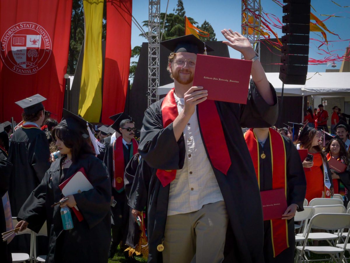 2025 graduate on day two of Stan States' 65th Commencement Ceremony.