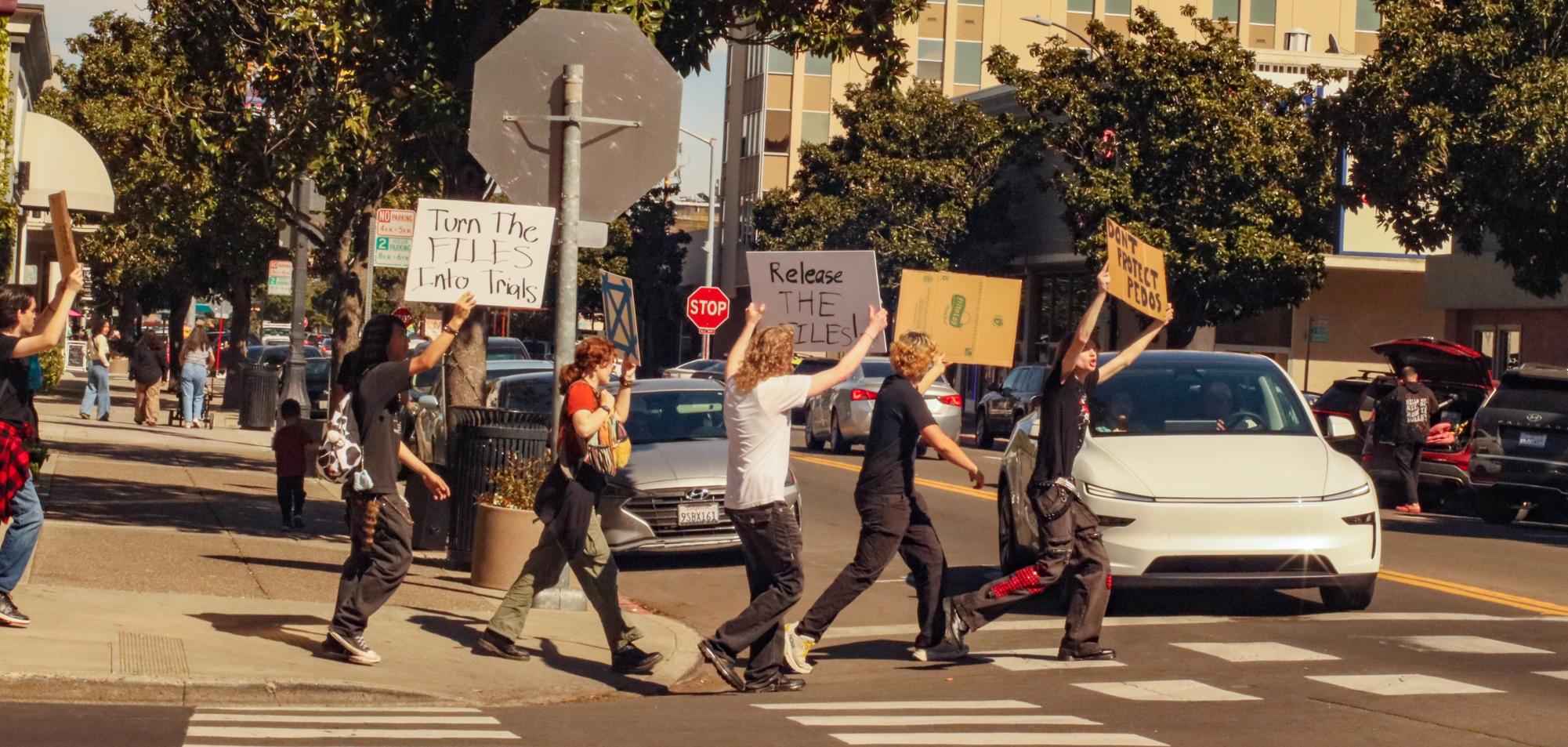 MJC students hold "Protect the Kids" protest in Modesto